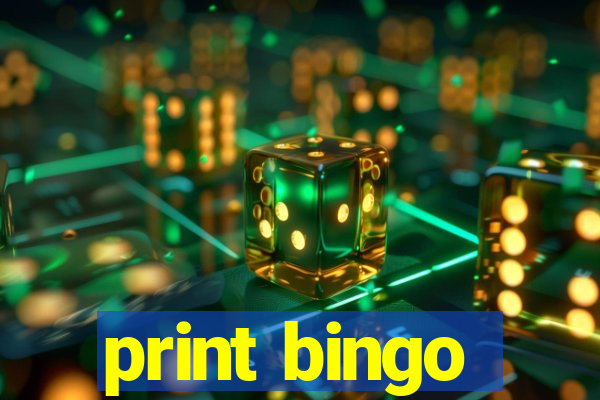 print bingo